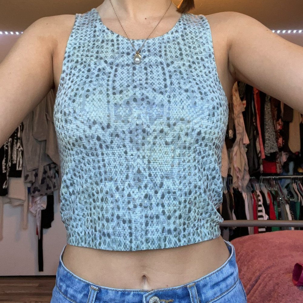 Bebe embellished crop top